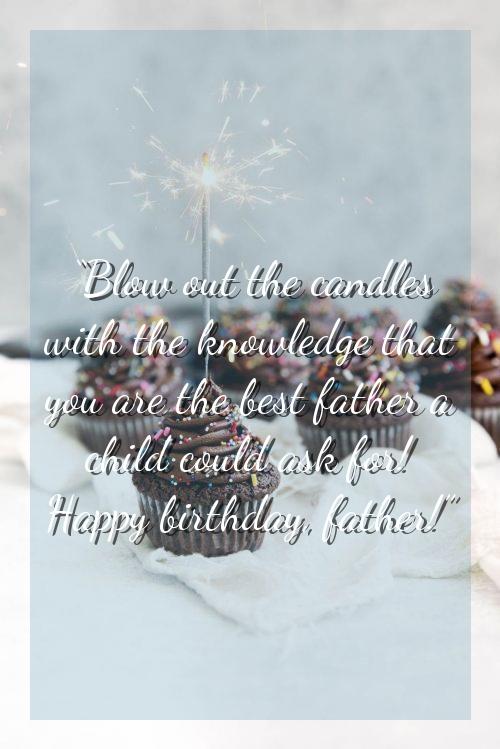 birthday wishes from a daughter to her father